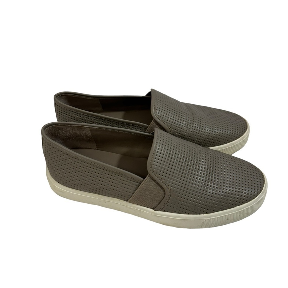 Vince Blair Perforated Leather Slip-On Sneakers 
Size 6
